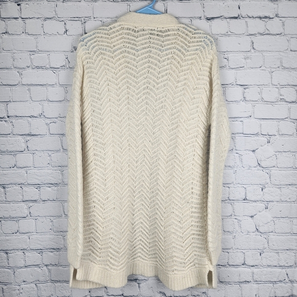 Mossimo Size XL Cream Cardigan Sweater - Picture 4 of 5